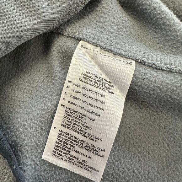 Adidas 3 Striped Logo Gray Neon Green Mens S Full Zip Sweatshirt Hoodie Jacket - Picture 7 of 9